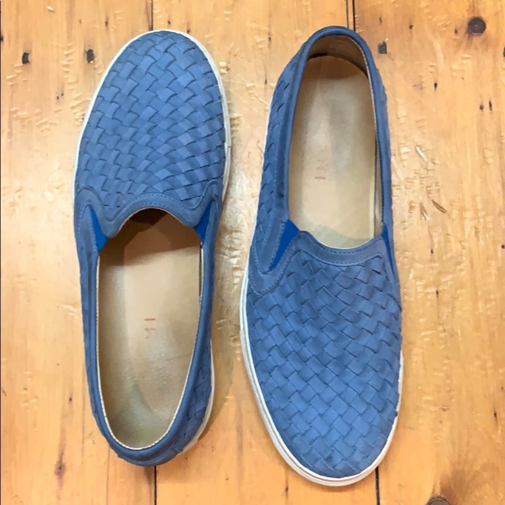 M. Gemi The Cerchio Sneaker in Blue Capri Nubuck